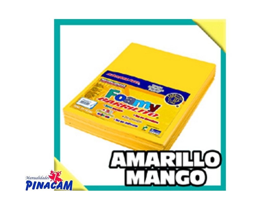 FOAMY 21.5x28cmx2mm AMARILLO MANGO