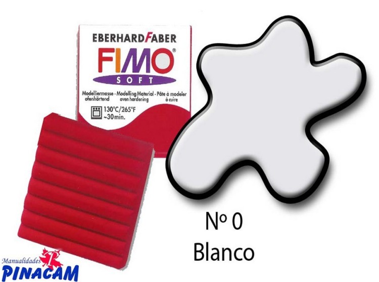 PASTA FIMO SOFT Nº 000 BLANCO 56 grs
