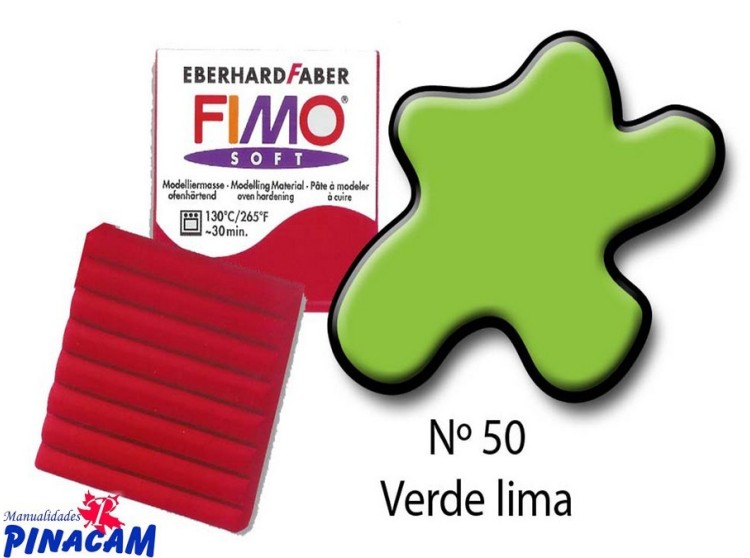 PASTA FIMO SOFT Nº 050 VERDE LIMA 56 grs