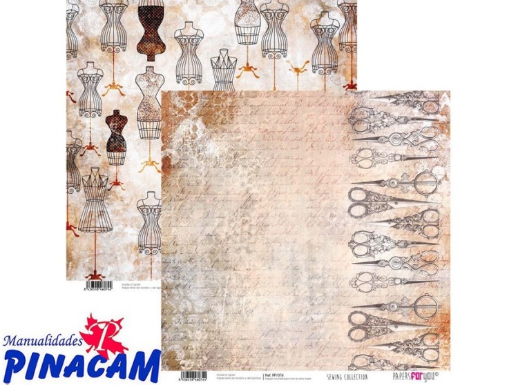 PAPEL SCRAP SEWING/COSTURA COLLECTION PFY-074