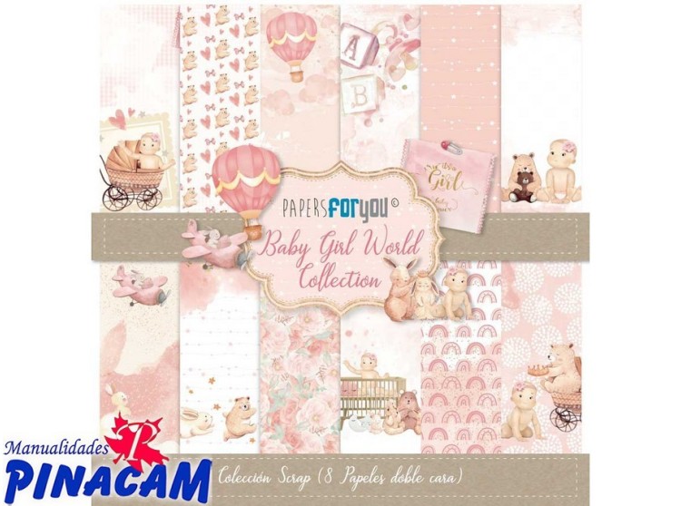COLECCIÓN PAPERS FOR YOU BABY GIRL WORLD